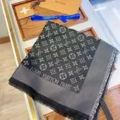 foulard louis vuitton marron monogram pas cher laine soie l140cm w140cm 084